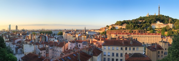Quartier Croix Rousse et Vieux Lyon @ credit DepositPhotos