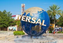 Parc à Thème, UK | Universal Studios confirme son intention d’ouvrir un parc à thème en Angleterre Le fameux Globe Universal Studios à Orlando @ credit Depositphotos