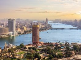 Cairo city downtown view at sunset, Egypt @ credit Depositphotos