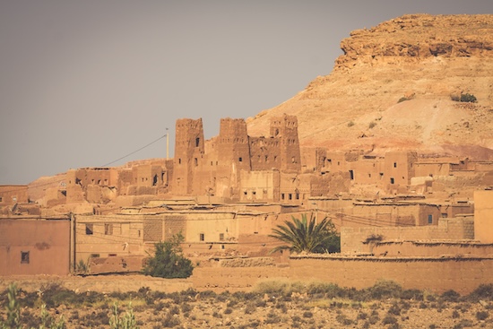Village in the Ouarzazate, Morocco, Africa @ credit Depositphotos