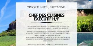 Opportunité, Bretagne | Chef.fe Exécutif pour complexe hôtelier, H/F, Morbihan @ Opportunité Chef des Cuisines, BRetagne