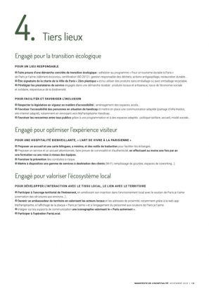 Extraits du Manifeste de l'hospitalité @ credit Paris Je t'aime