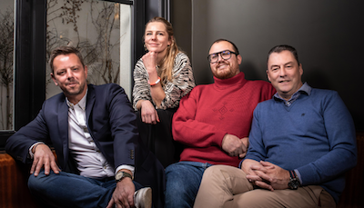 De gauche à droite, Matthieu Léonard,Kamila Ostrowska, Loïc Installé et David Debin