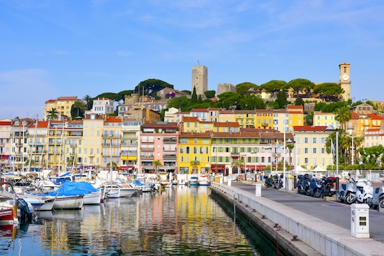 Vieux Port in Cannes, France @ credit Depositphotos