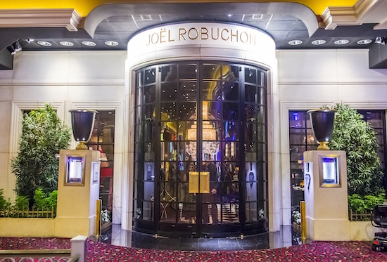 LAS VEGAS - SEP 03 : The Joel Robuchon restaurant in MGM hotel in Las Vegas on September 03 2015. The restaurant has been rated 3 stars by the Michelin Guide @ credit Depositphotos