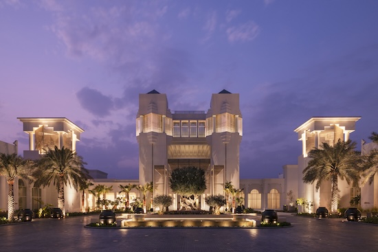 Majestic gates of the Palace @ credit Raffles Bahrain