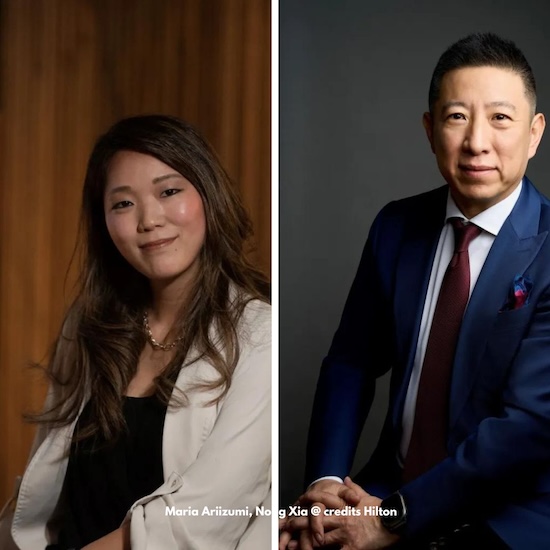 Maria Ariizumi, Nong Xia @ credits Hilton