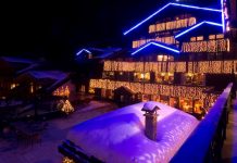 Investissements, France | Les investissements hôteliers dans les Alpes françaises s’intensifient Courchevel 1850 by night @ credit Depositphotos