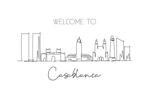 Casablanca @ credit Depositphotos