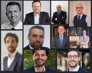 De gauche à droite et de haut en ba, Maxime Salembier, David Lizondo, Christos Triantafyllopoulos, Christophe Nowakowski, Victor Cheminat, François Gouty, Denis Martin, Alexandre Pons, Kevin Peyre et Maxime Deygat