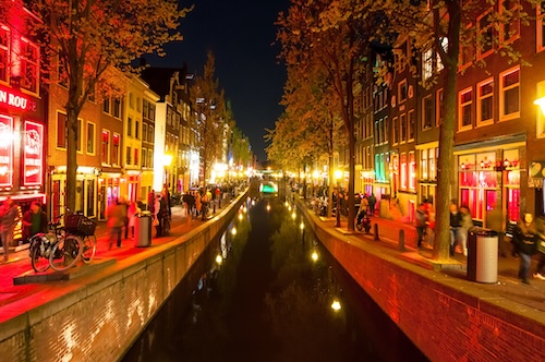 Amsterdam, Quartier rouge @ credit Depositphotos