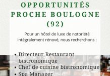 Offres d’emploi Encadrement, entre Boulogne et Versailles | Pour ouverture Hôtel de Luxe Opporunités proche Boulogne (92), IDF