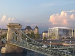 SO Budapest Building bridge view @ credit Ennismmore