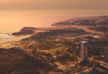 Projet, Arabie Saoudite | Zannier Hotels à Magna, en partenariat avec NEOM Zannier Zardun at sunset - © Neom for Zannier Hotels