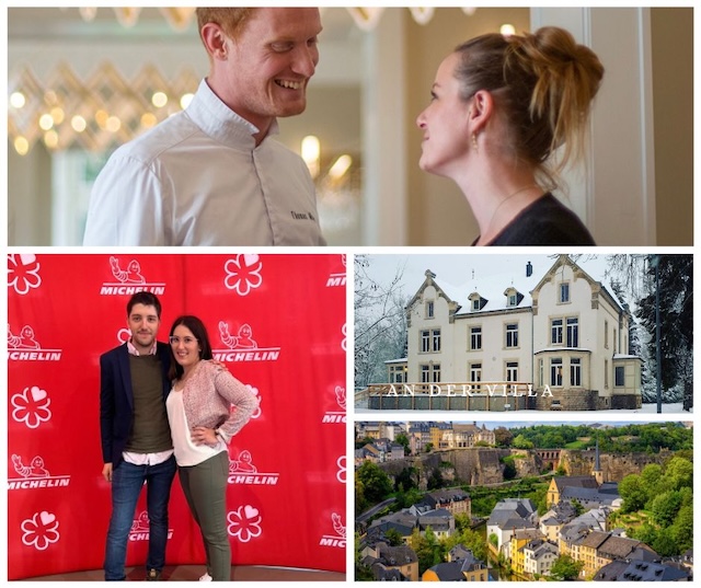 De haut en bas, Thomas et Emeline Murer, Caroline Esch et Valérian Prade @ credits Linkedin et An Der Villa