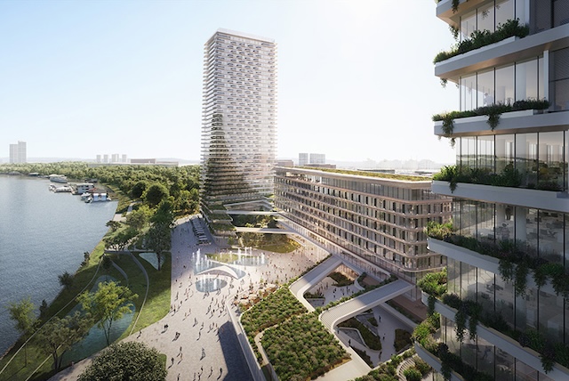 rendu Ritz-Carlton Belgrade @ credit Marriott International