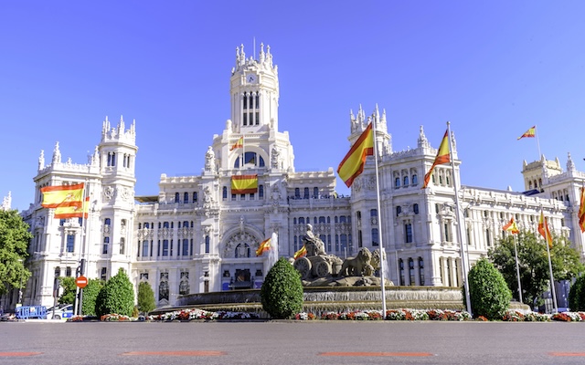 fountain of Cibeles In Madrid, Spain