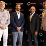 From left to right: Julien Ruggieri, Chairman, African Hotel Development; Julien Renaud, CEO, African Hotel Development; Bani Haddad, Founder and Managing Director, Aleph Hospitality, and Neil George, Partner and Executive Director Aleph Hospitality