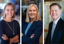 Gouvernance, Marriott | Leeny Oberg, CFO et figure emblématique du groupe, quittera ses fonctions en mars 2026 L-R: Leeny Oberg, Jen Mason, Shawn Hill @ credit Marriott