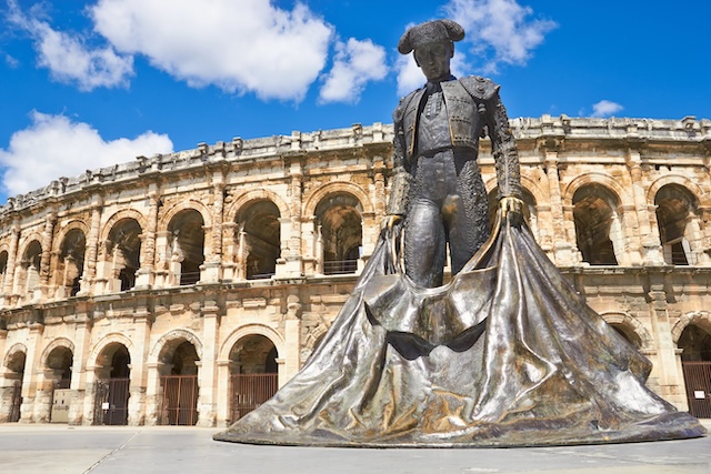 Roman Amphitheater in Provence, Nimes, France