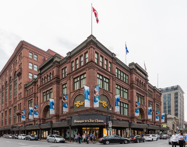 Henry Morgan Building, Montreal, Canada, ancien magasion de la baie d'Hudson @ credit Wikipedia commons