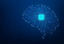 IA, mardi 7 octobre 2025 | Un webinaire sur l’IA organisé par l’UMIH à destination des professionnels du secteur artificial intelligence brain line circuit technology blue background. machine learning data digital network. vector illustration fantastic electronic pattern design.