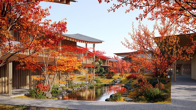 Image is a rendering of the upcoming Regent Karuizawa