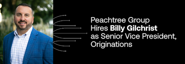 Billy Gilchrist @ credit Peachtree Group Billy Gilchrist @ credit Peachtree Group