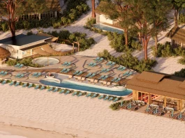 The beachfront restaurant and pool zone designed for laid-back dining and oceanfront leisure @ credit Outrigger Hospitality Group