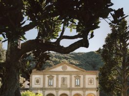 The entrance of Villa San Michele as seen by François Halard