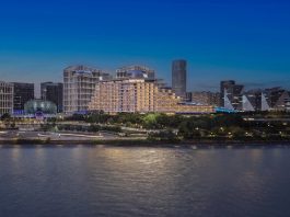 Waldorf Astoria Shanghai-Qiantan-Exterior-Night @ credit Hilton