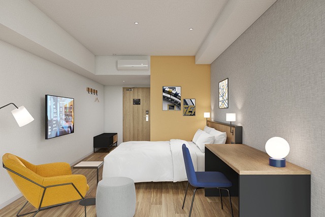 Guest Room at City Express by Marriott Osaka Namba South