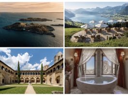 De gauche à droite: LILLØY LINDENBERG, Hotel Villa Honegg, Via Regia Cappadocia, Castilla Termal Monasterio de Valbuena @ credit SLH