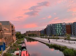 Fountainbridge and Union Canal @ credit By Melissa Highton - Own work,WikipediaCommons