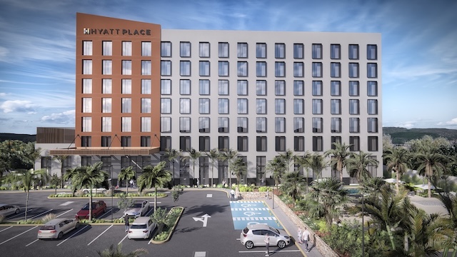Hyatt Place Cancun Airport, Rendering of Exterior