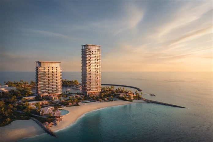 Rendering of Janu Al Marjan Island