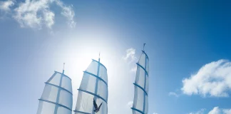 EAU, Yachting | Jumeirah enrichit sa collection « Privé » avec le superyacht « The Maltese Falcon » Jumeirah Maltese Falcon, Drone Shot @ credit Jumeirah