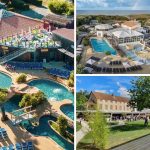 De gauche à droite et de haut en bas : Le Fief, Interlude et Business Village @ credits Sandaya