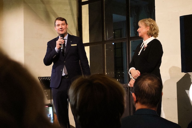 Nicolas Mercier lors de son allocution du 3 12 2025 @ credit Source Linkedin Intercontinental Hôtel Dieu